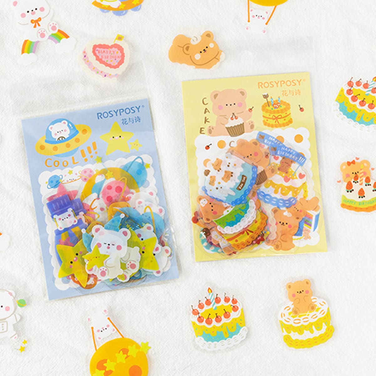 

40pcs Random Cartoon Sticker, Multicolor