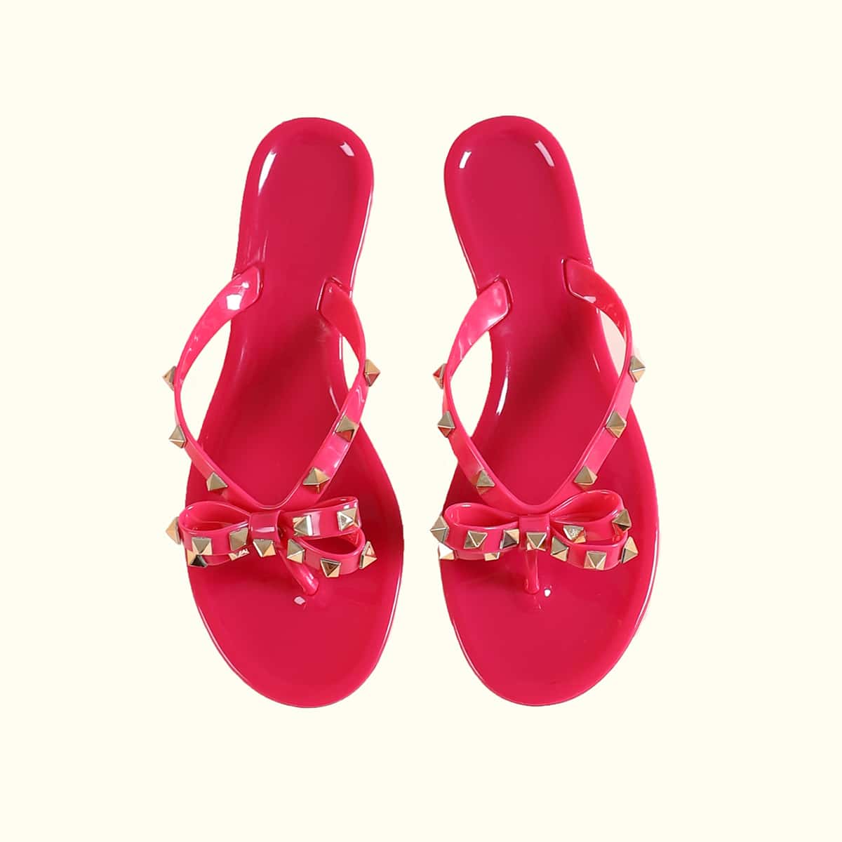 Вьетнамки заклепками & с бантом