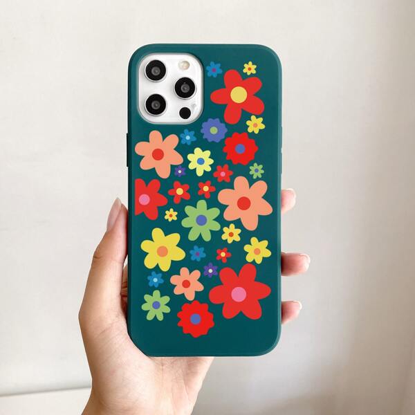 

Flower Painted Phone Case, Multicolor
