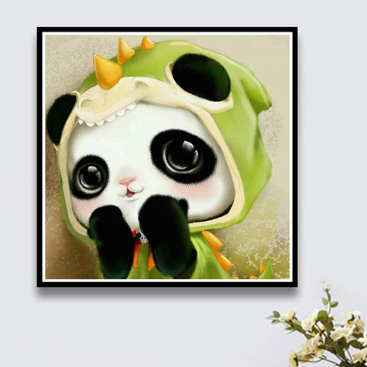 

Panda Print DIY Diamond Painting, Multicolor