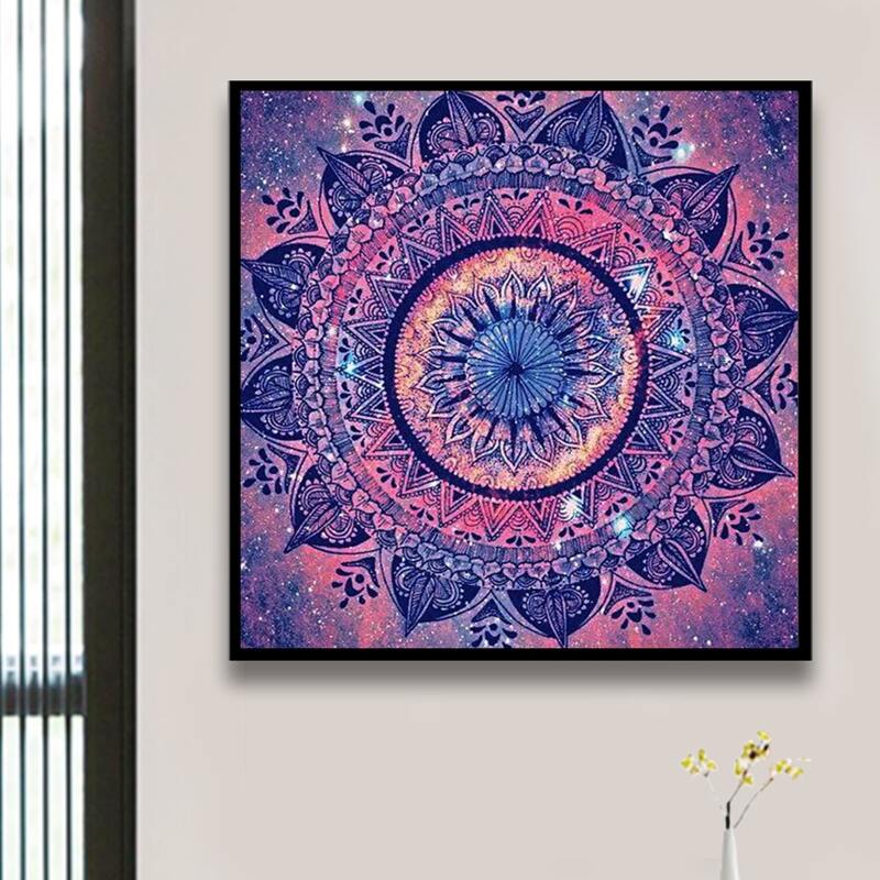 

Mandala Graphic DIY Diamond Painting, Multicolor