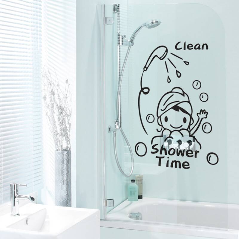 

Cartoon Graphic Wall Sticker, Black