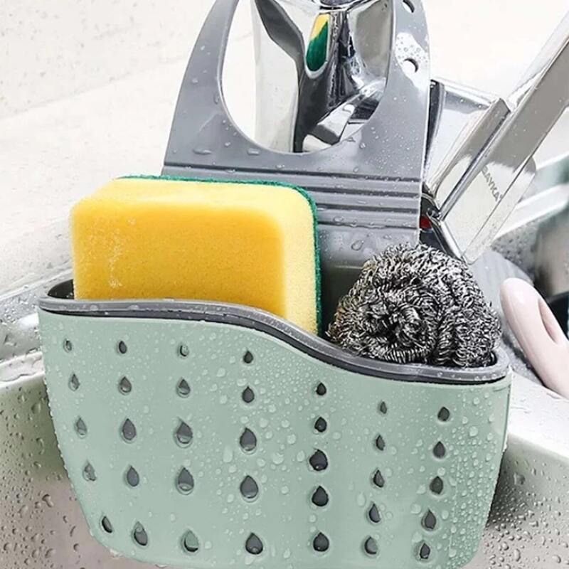 

1pc Sink Drain Basket, Green