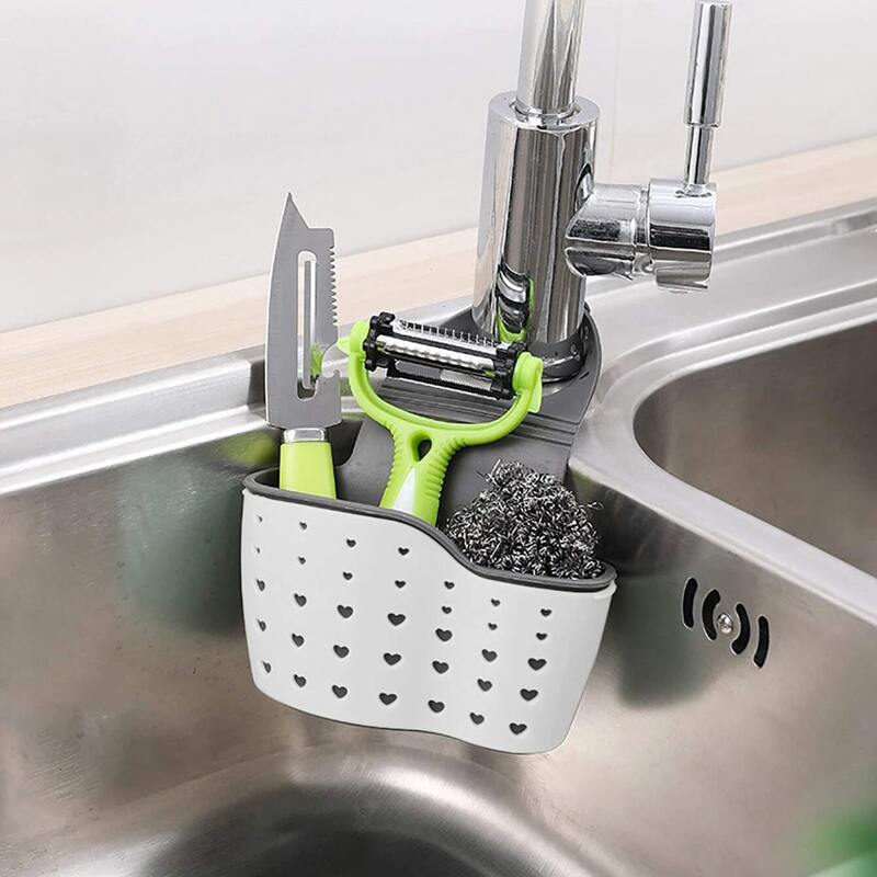 

1pc Sink Drain Basket, Beige