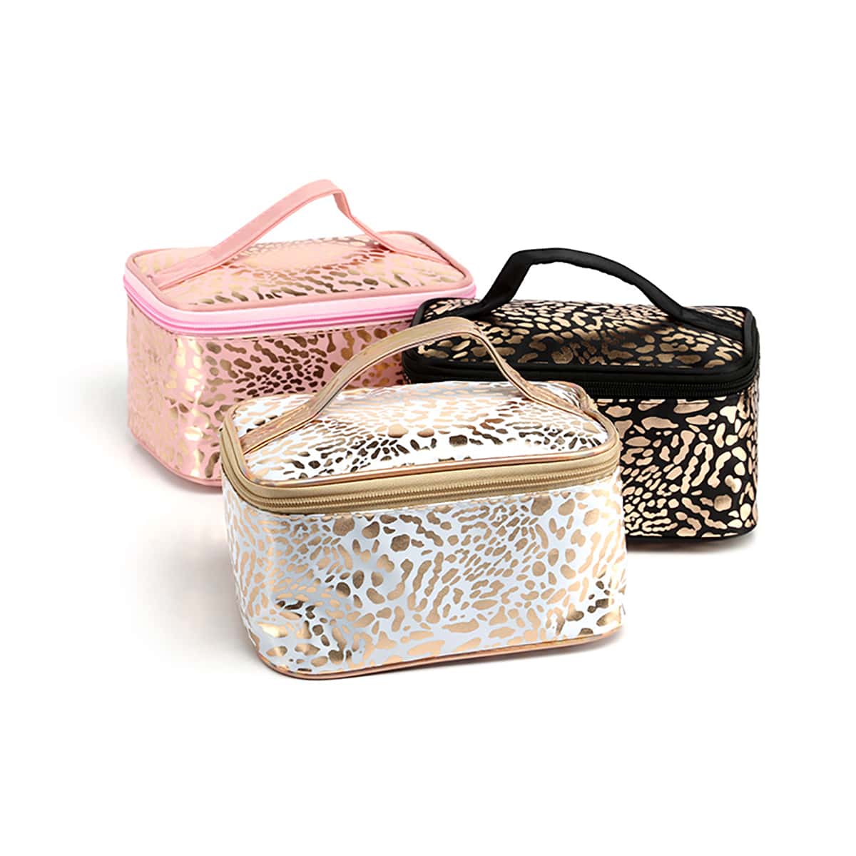 

1pc Random Leopard Print Makeup Bag, Multicolor