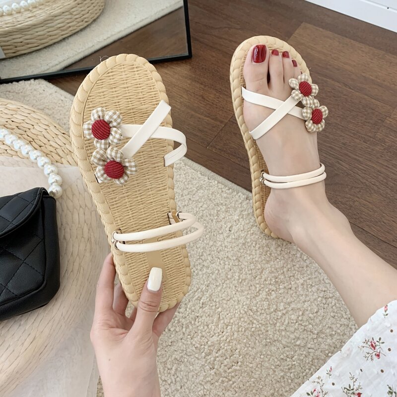 

Flower Slide Sandals, Yellow