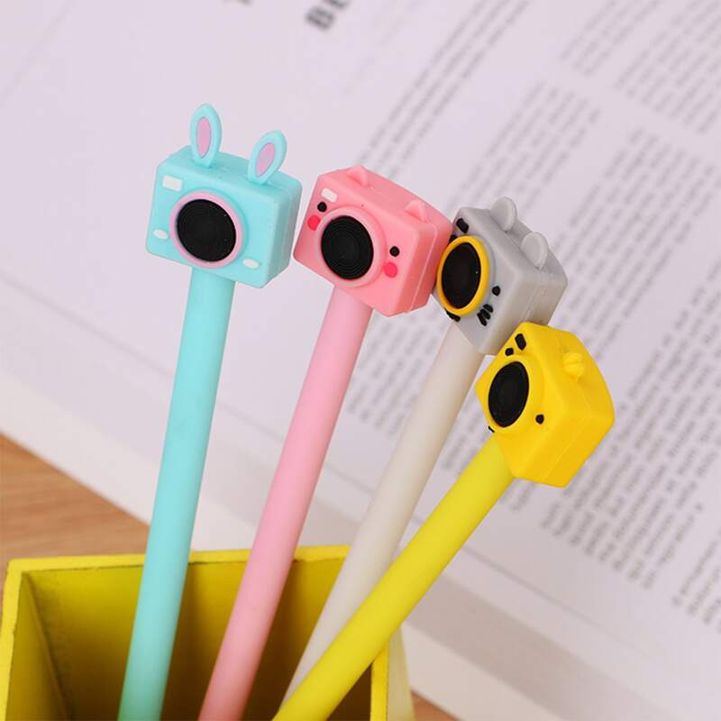 

4pcs Random Cartoon Gel Pen, Black