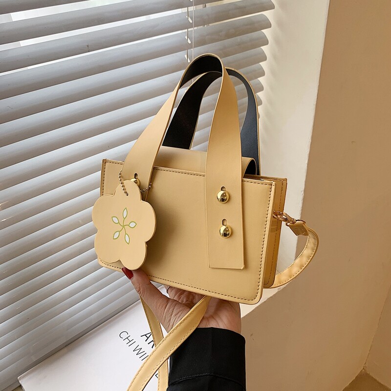 

Cartoon Embossed Satchel Bag, Yellow