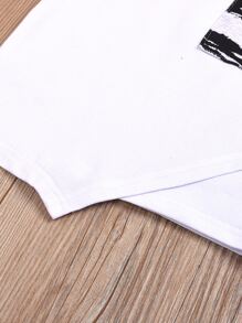 小童男孩口袋tee帶短褲