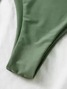 2 Packs Tie Side Bikini Panty Set - Army Green - View 5