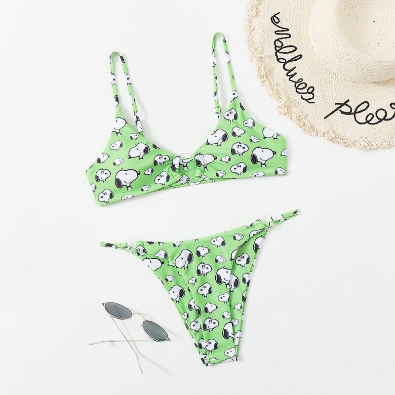 

Cartoon Bikini Swimsuit, Multicolor