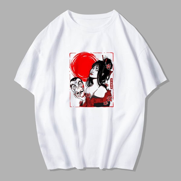 

Guys Figure Graphic Tee, White