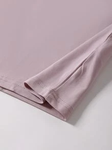 SHEIN LUNE Camiseta Gráfica De Talla Grande Con Figuras Y Letras