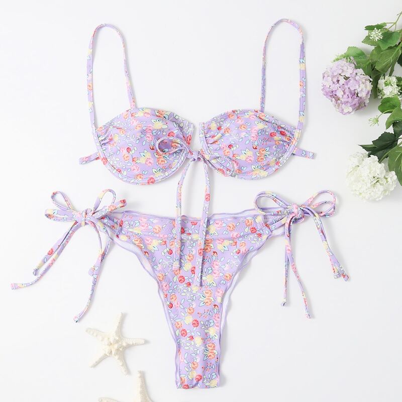 

Ditsy Floral Bikini Swimsuit, Multicolor