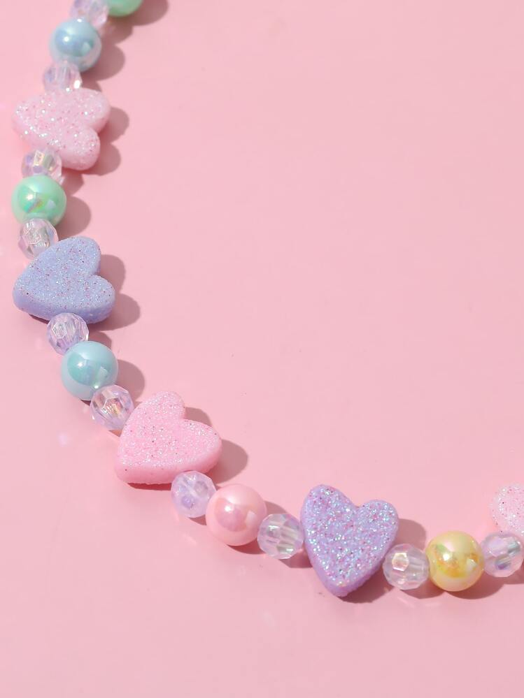 Conjunto de joyas para niños Corazón - Multicolor - Añade 3