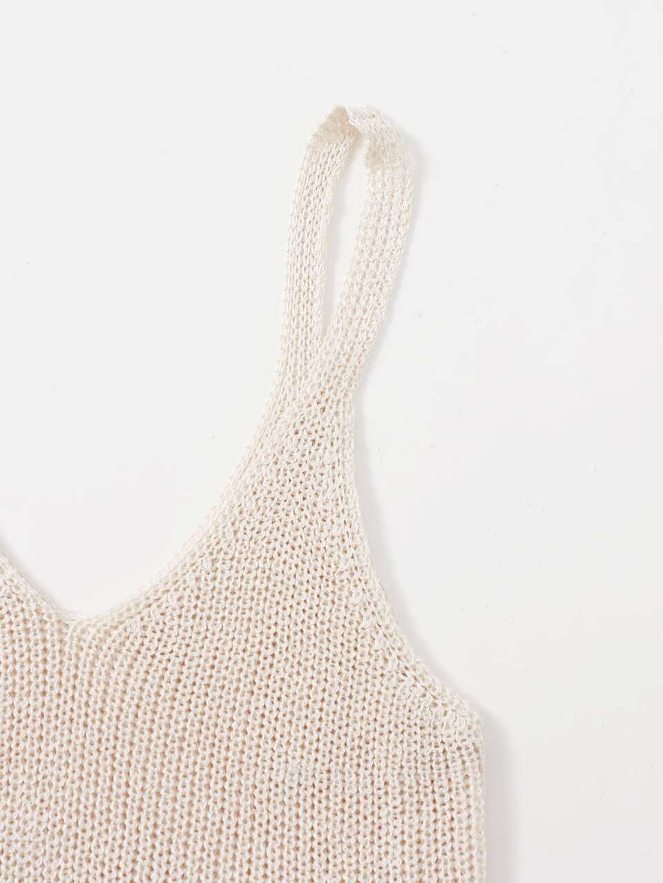 Ruffle Hem Knit Top