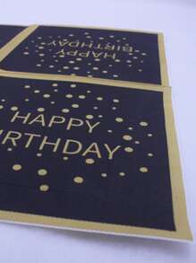 20pcs Birthday Party Disposable Napkin, 2 Layer Paper Napkin For Birthday Party - Multicolor - View 4