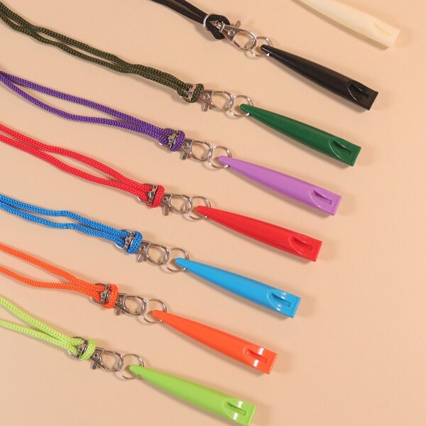 

1pc Random Lanyard Pet Training Whistle, Multicolor