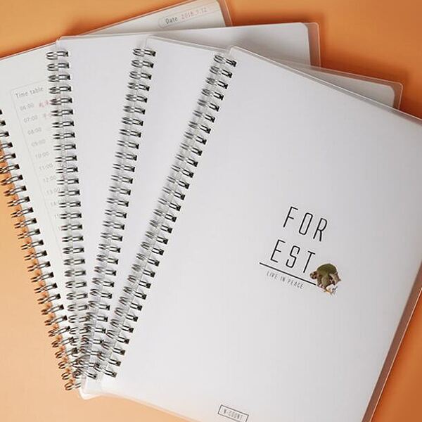 

1pc Animal Print Random Spiral Notebook, Multicolor