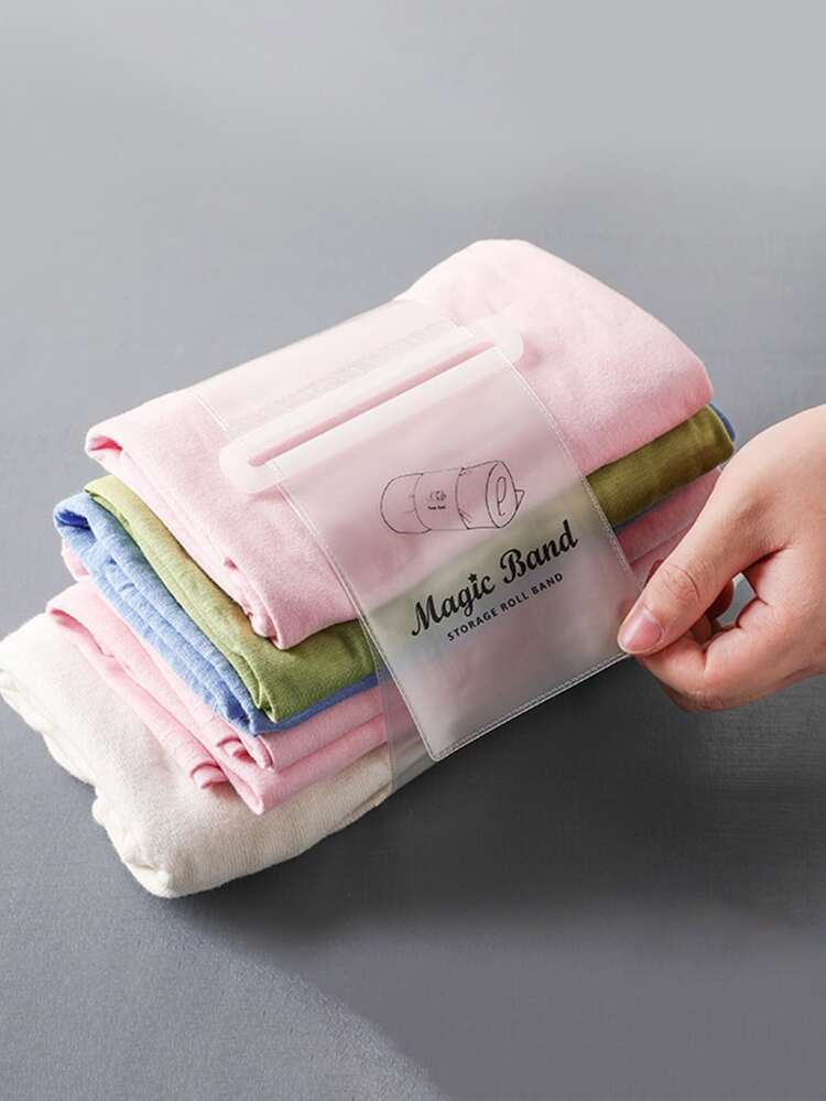 3入組透明衣服整理器帶 - 無色 - 查看 5