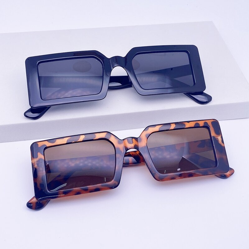 

2pairs Rectangle Frame Sunglasses