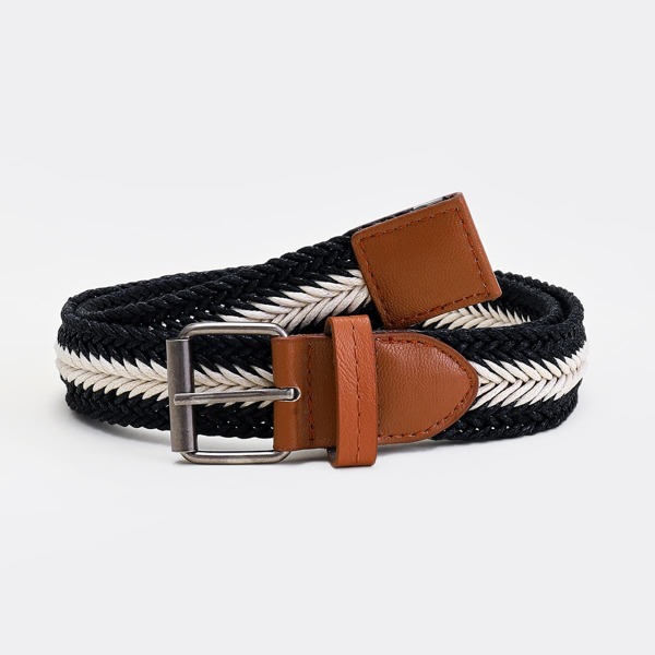 

1pc Woven Belt, Multicolor