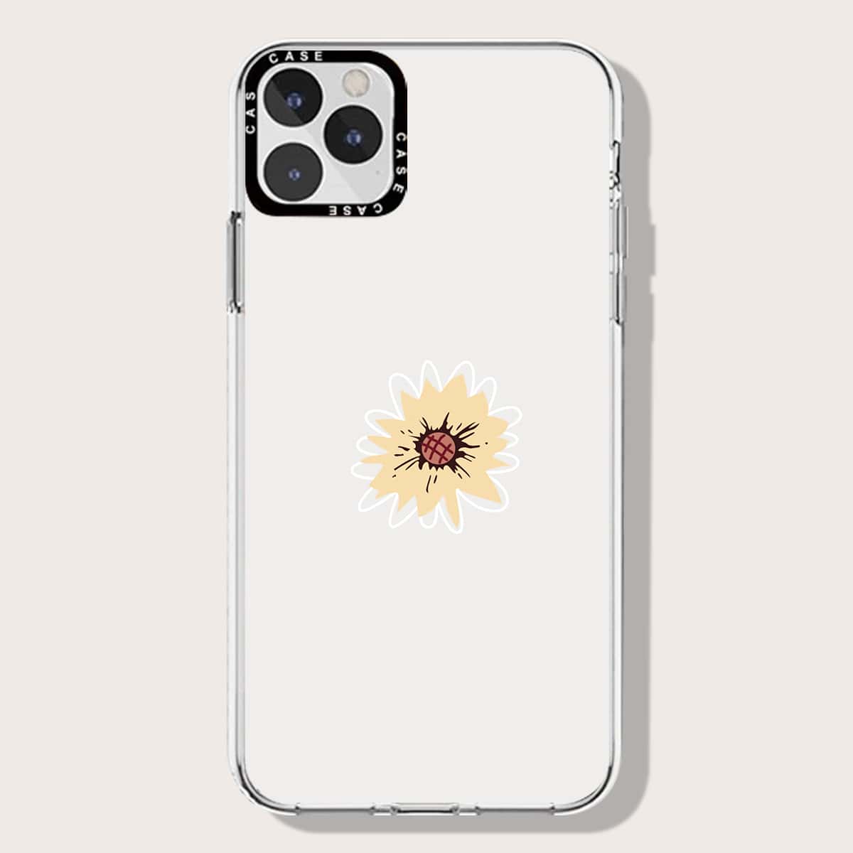 

Sunflower Phone Case, Clear