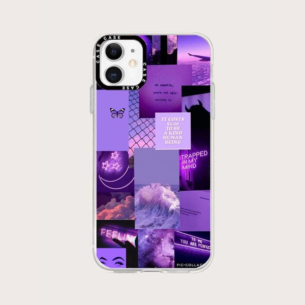

Mix Pattern Phone Case, Multicolor