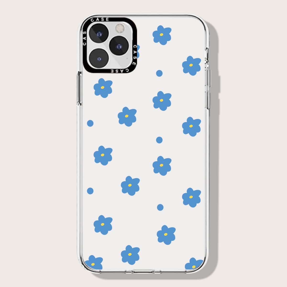 

Floral Phone Case, Blue