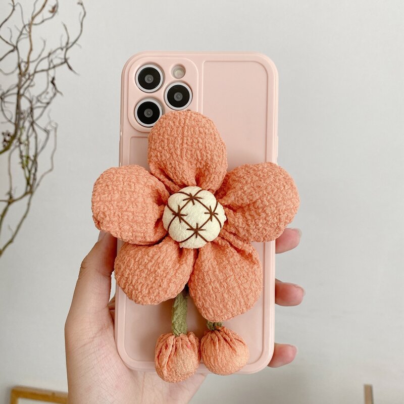 

Floral Phone Case, Orange