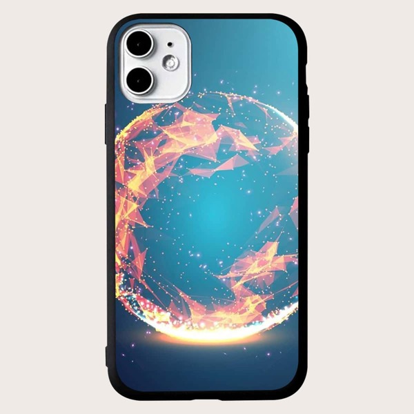 

Abstract Sphere Print Phone Case, Multicolor