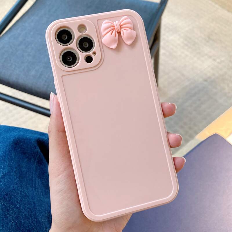 

Bow Phone Case, Baby pink