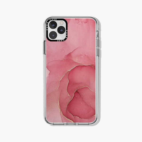

Marble Print Phone Case, Pink