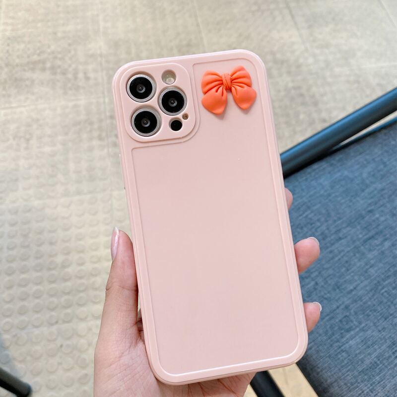 

Bow Phone Case, Baby pink