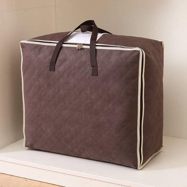

Plain Quit Storage Bag, Coffee brown