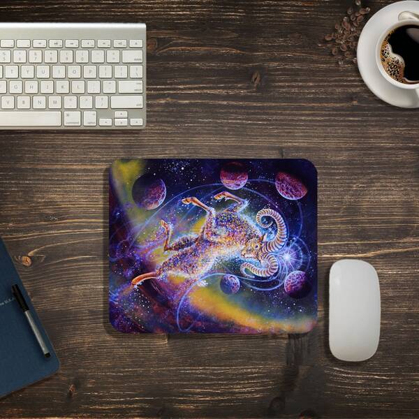 

Sheep Print Mouse Pad, Multicolor