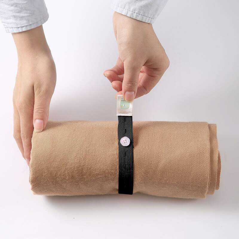 

5pcs Clothes Storage Band, Black