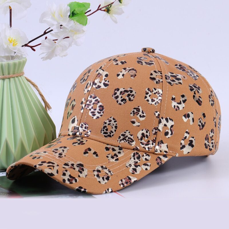 

Leopard Graphic Baseball Cap, Multicolor