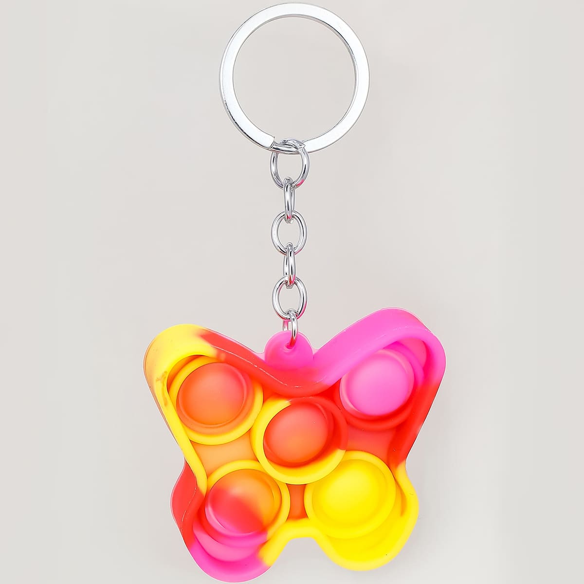 

1pc Butterfly Stress Relief Bubble Toy, Multicolor