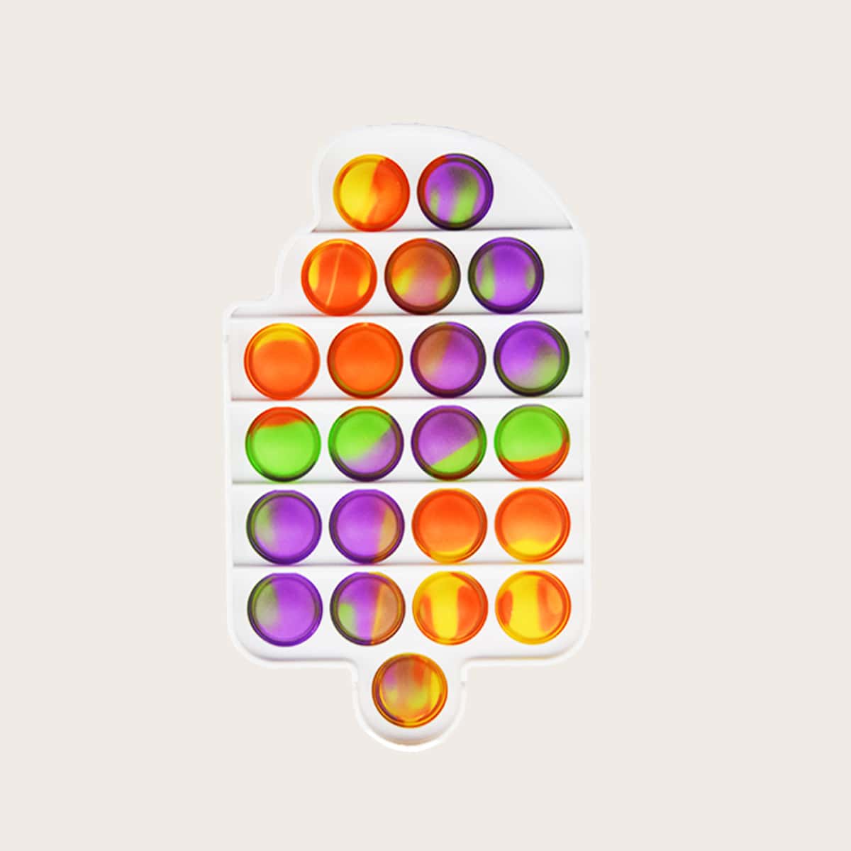 

1pc Ice Cream Stress Relief Bubble Toy, Multicolor