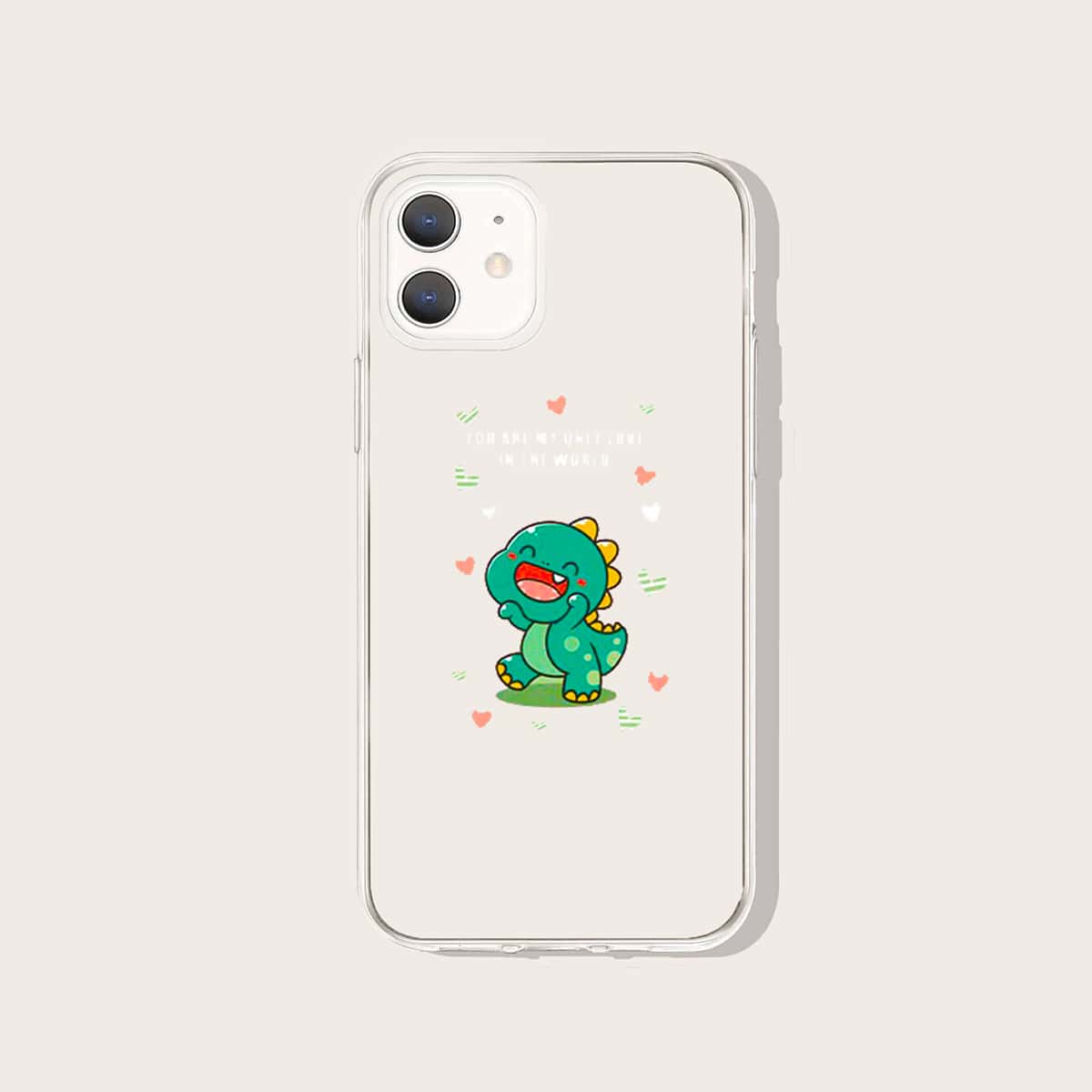 

Cartoon Dinosaur Phone Case, Multicolor