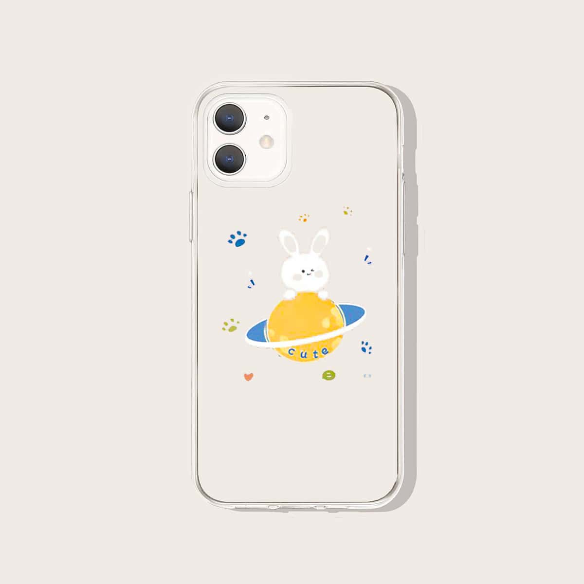 

Cartoon Rabbit Phone Case, Multicolor