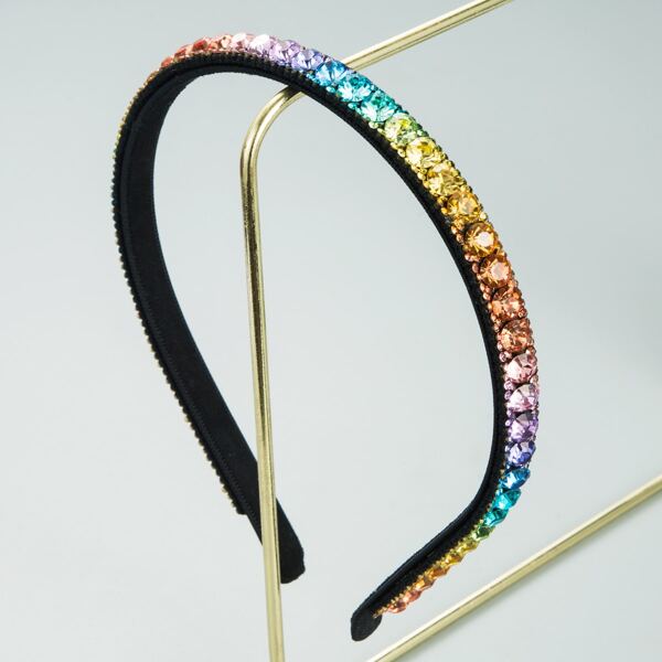 

Rhinestone Decor Headband, Multicolor