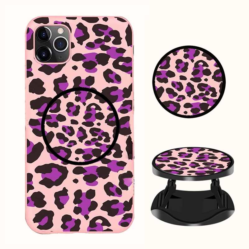

Leopard Phone Case With Pop-Out Phone Grip, Multicolor