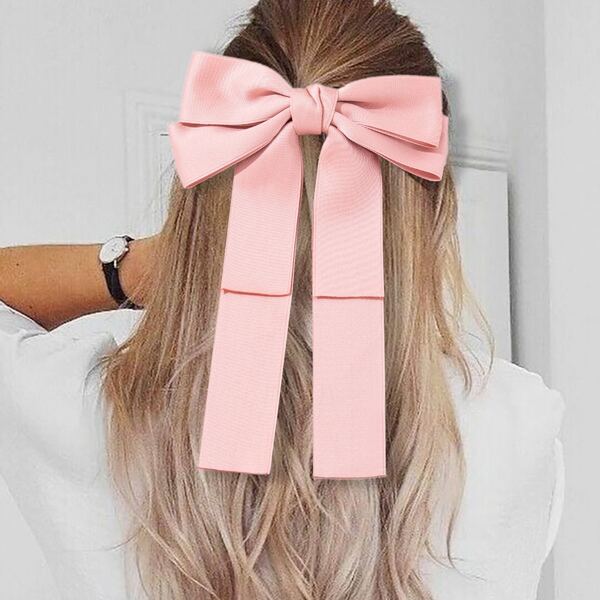 

Bow Decor Hair Clip, Pink