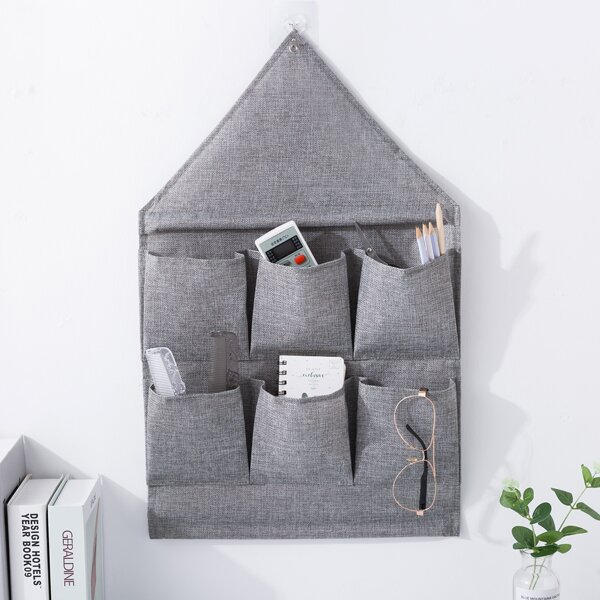 

Solid Color Hanging Storage Bag, Grey