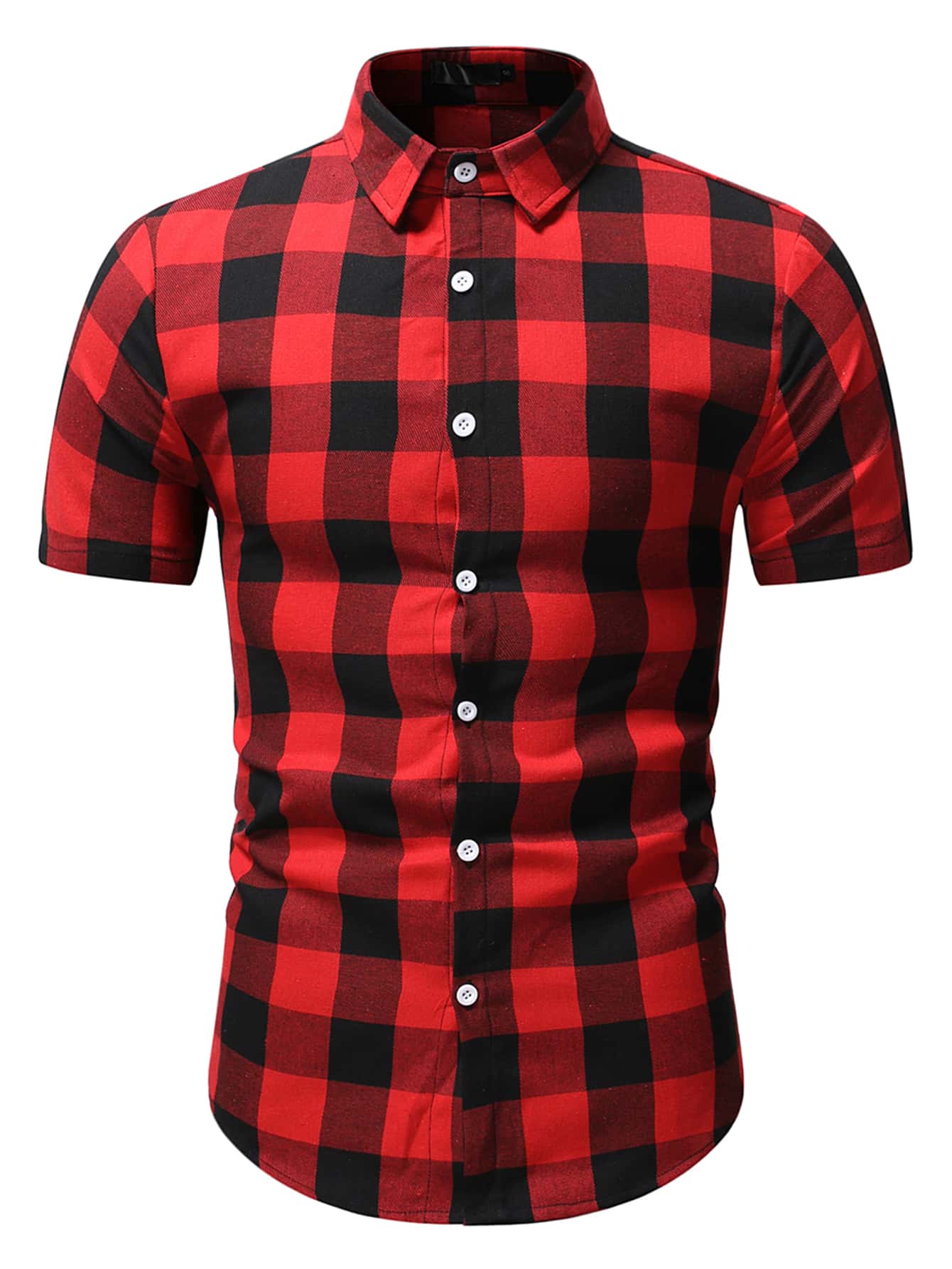 Manfinity Homme Men Gingham Print Shirt - Multicolor - View 1
