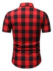 Manfinity Homme Men Gingham Print Shirt - Multicolor - View 2