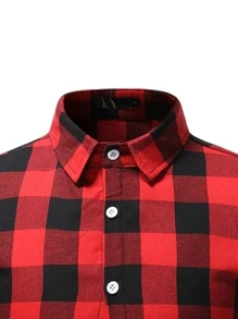 Manfinity Homme Men Gingham Print Shirt - Multicolor - View 3