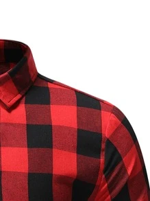 Manfinity Homme Men Gingham Print Shirt - Multicolor - View 4